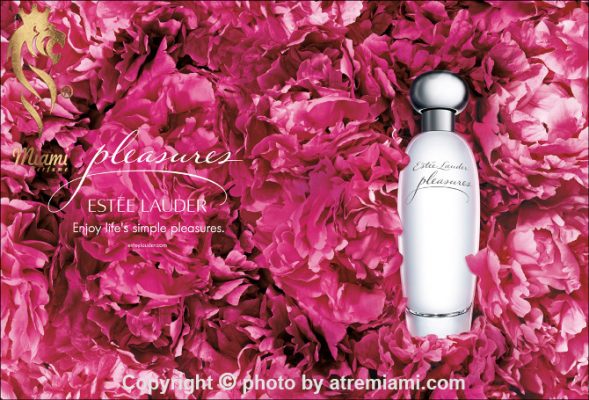 استی لودر پلیژرز زنانه Miami بهترین عطر و ادکلن استی لودر پلیژرز زنانه اصل میامی Estee Lauder Pleasures for women Perfume
