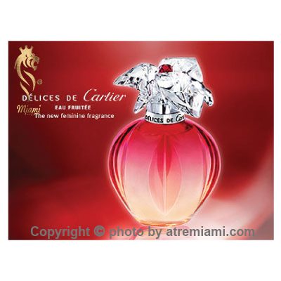 کارتیر دلیشز Miami بهترین عطر ادکلن کارتیر دلیشز زنانه اصل میامی Cartier Delices de Cartier Perfume